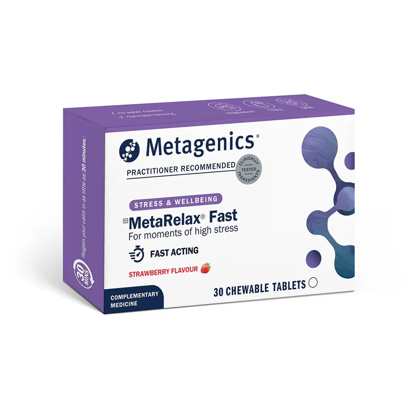 Metagenics MetaRelax FAST 30 Chewable Tablets