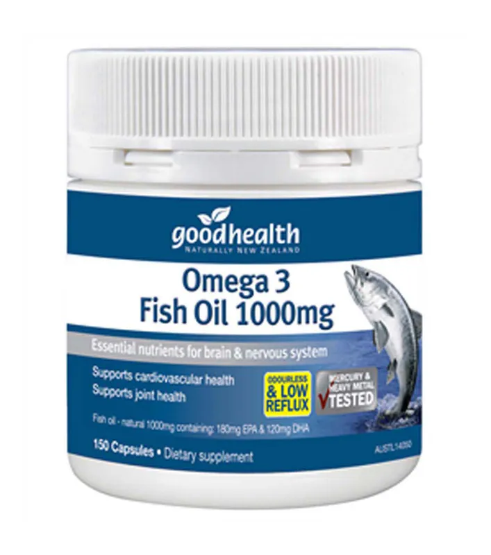 Good Health Omega 3 Fish Oil 1000mg 150 Softgels