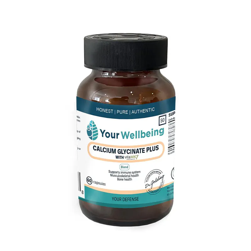 Your Wellbeing Calcium Glycinate Plus 60 Capsules