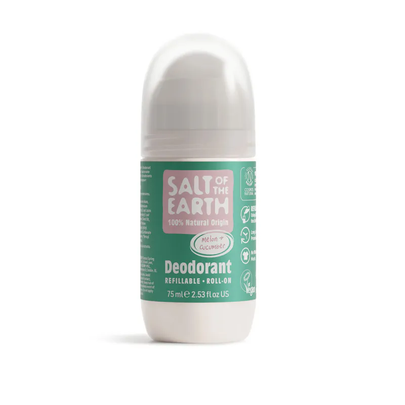 Salt of the Earth Natural Deodorant Melon & Cucumber 75ml ROLL-ON