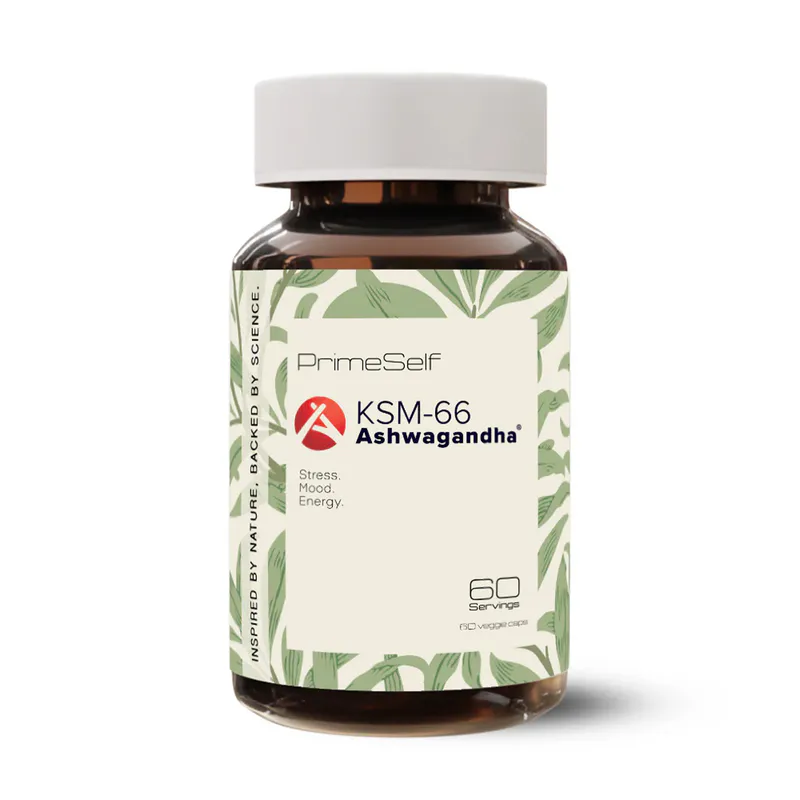 PrimeSelf Ashwagandha KSM66 600mg 60 Capsules