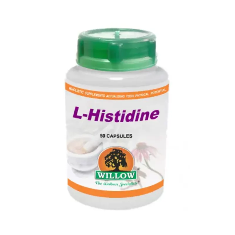 Willow L Histidine 500mg 50 Capsules