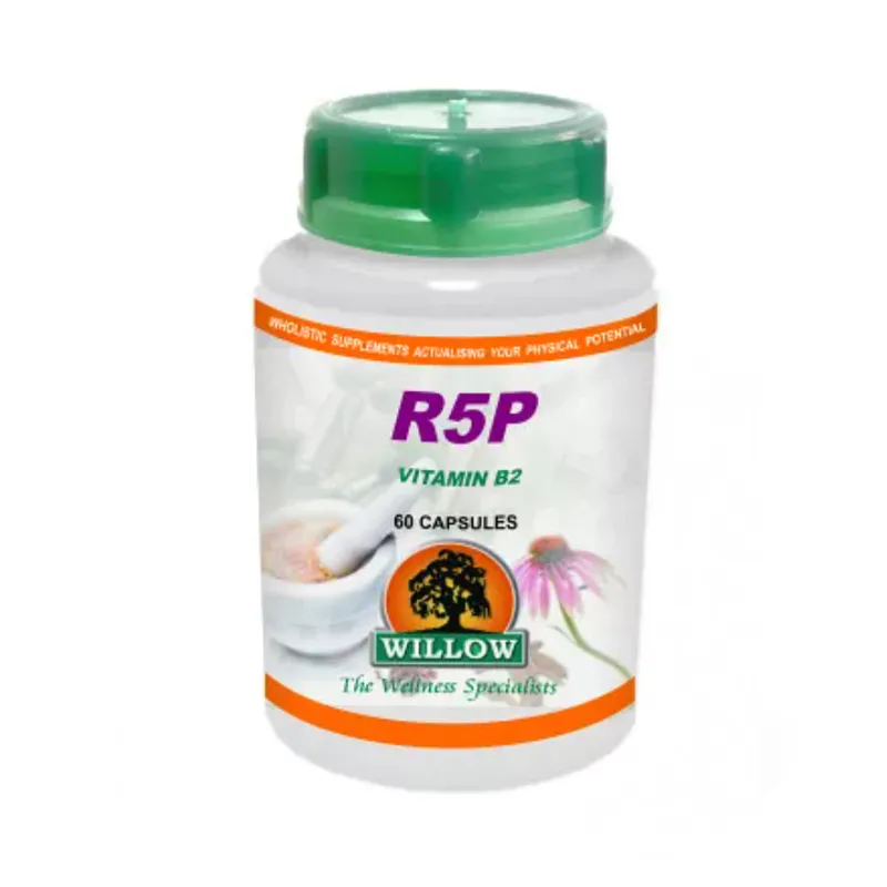 Willow R5P Riboflavin 5 Phosphate 50mg Vitamin B2 60 Capsules
