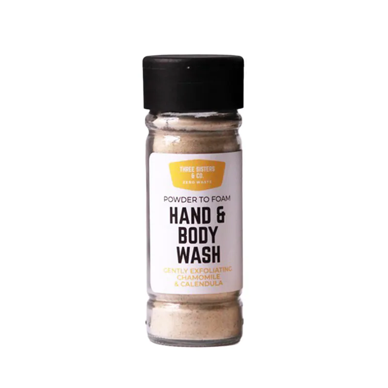 Three Sisters Co Hand and Body Wash 100g Powder to Foam