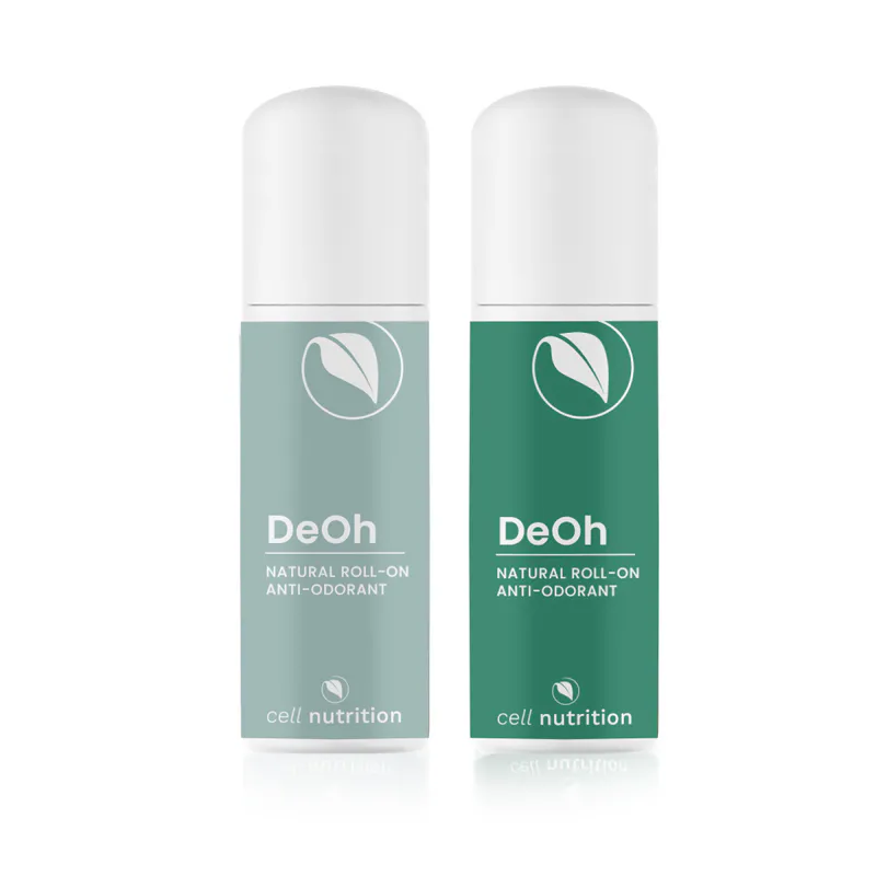 Cell Nutrition DeOh Anti-Odorant Roll-On 80ml 2 Pack