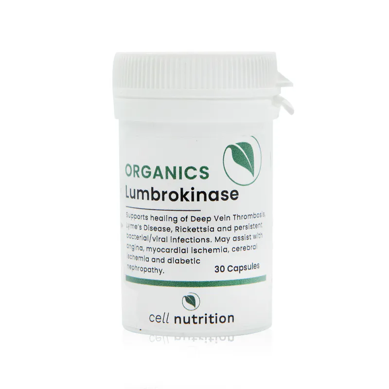 Organics Lumbrokinase 30 Caps