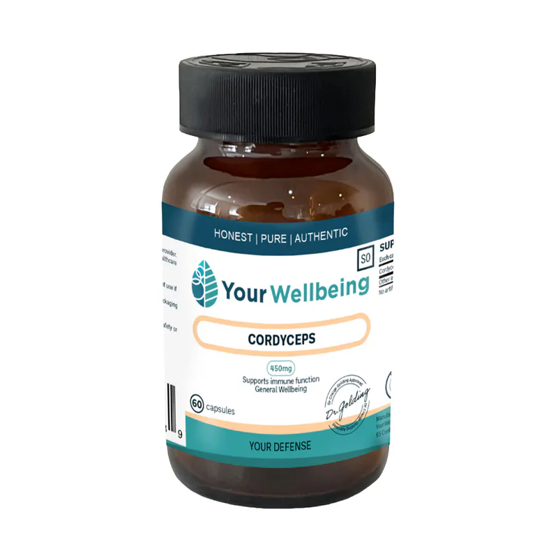 Your Wellbeing Cordyceps 60 Capsules