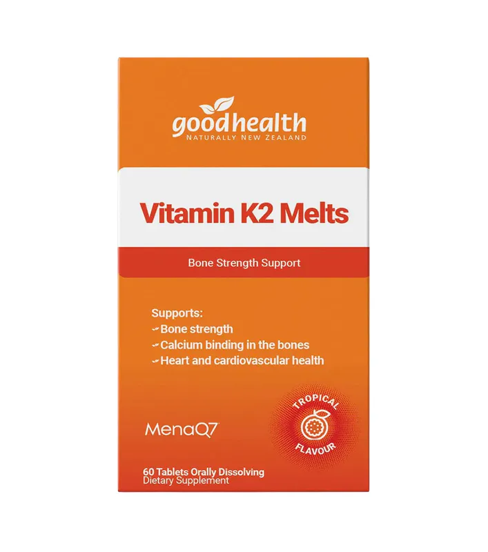 Good Health Vitamin K2 MELTS 90mcg MenaQ7 60 Orally Dissolving Tablets