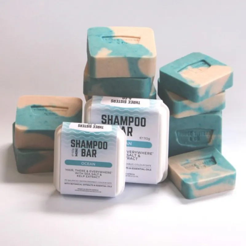 Three Sisters Co mini Shampoo Bar Ocean 60g