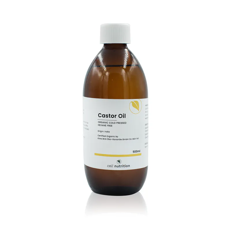 Cell Nutrition Organic Cold Pressed Castor Oil 500ml