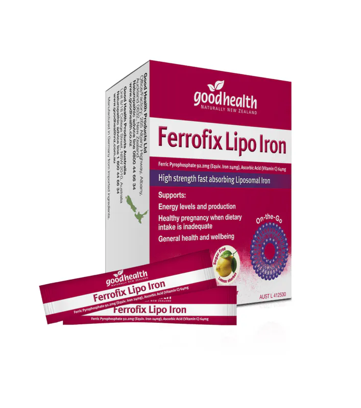Good Health Ferrofix Lipo Iron 20 Powder Sachets