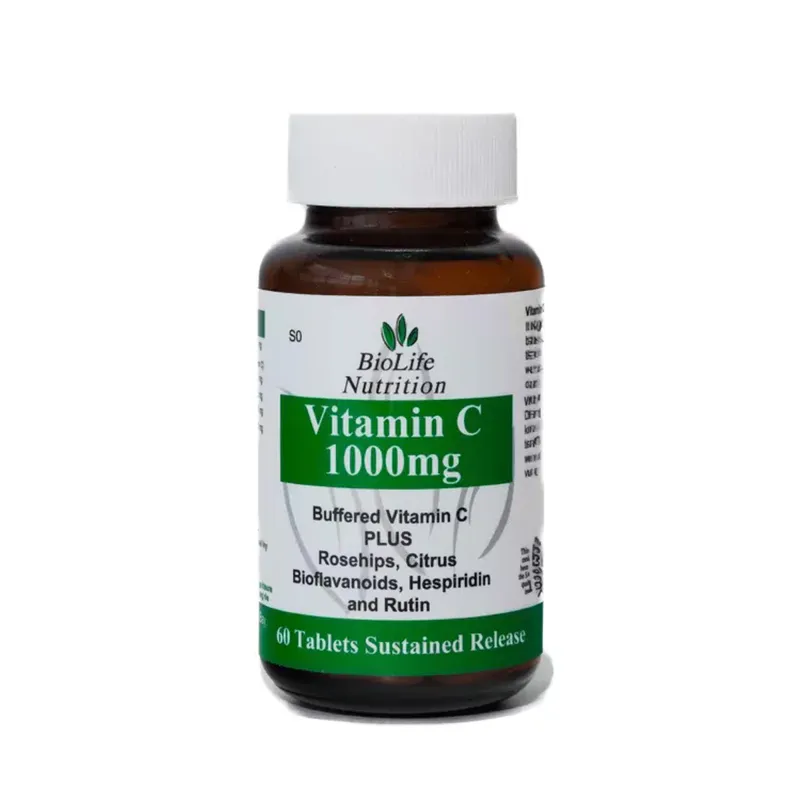 BioLife Nutrition Vitamin C 1000mg 60 Tablets Sustained Release