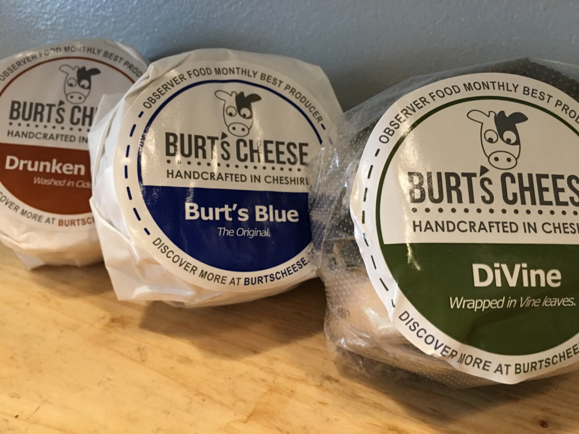 Burts Cheese selection