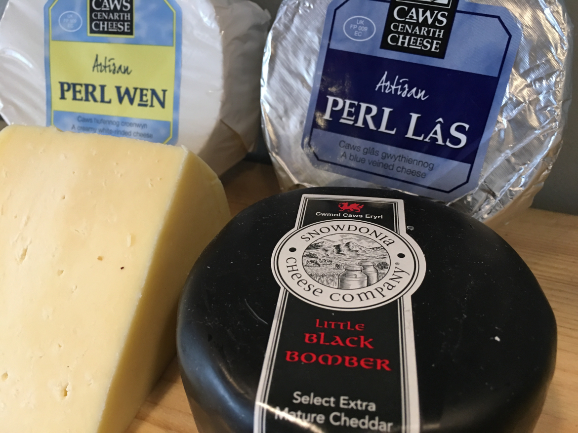 Welsh cheese selection