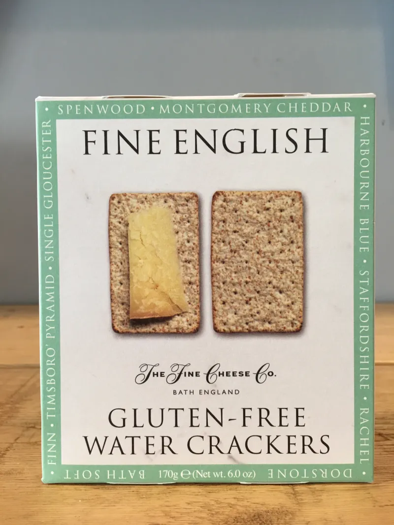 Gluten-free water crackers