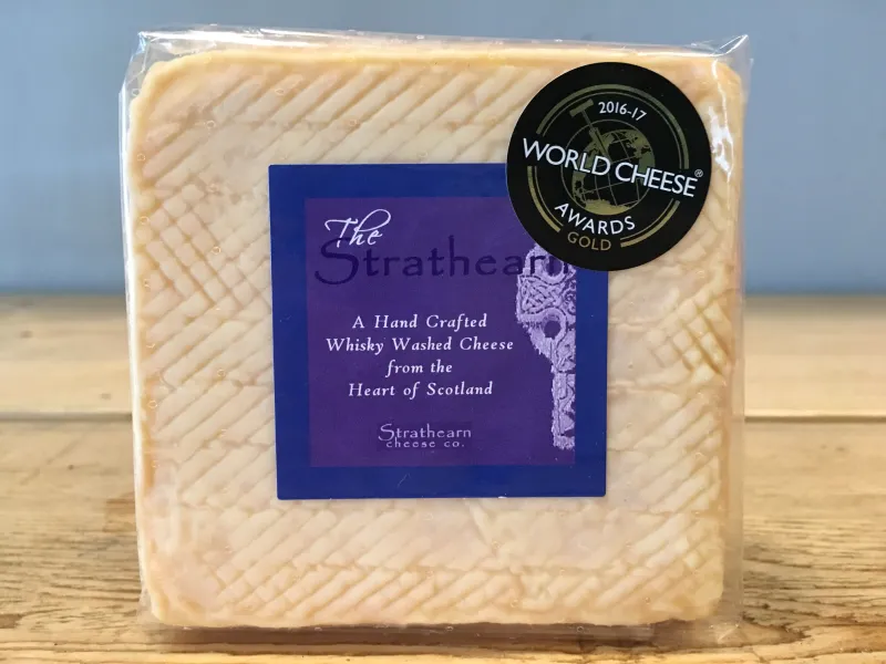 Strathearn whisky washed cheese