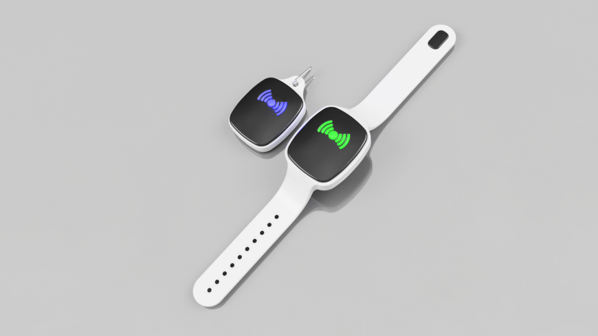 TM-ALERT's unique design allows you to wear it on your wrist, carry it in your pocket or nearby. It works with iPhone and Android and together with popular apps and of course T-Meeting apps.