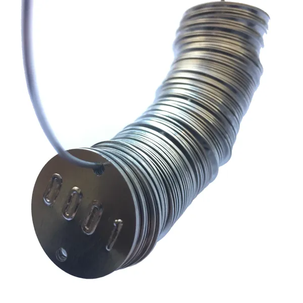 Pre-wired aluminium tree tags supplied on a wire loop