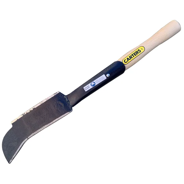 Richard Carter Yorkshire bill hook, double edge, hardwood handle