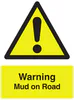 Sign - Warning Mud on Road