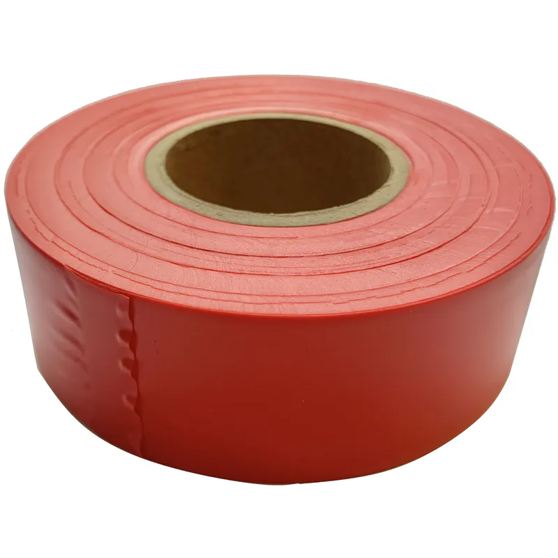 Flagging Tape – PVC 30mm x 46m - Fluo Red