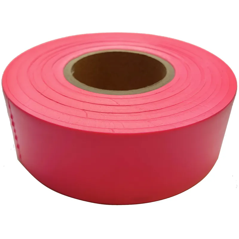 Flagging Tape – PVC 30mm x 46m - Fluo Pink