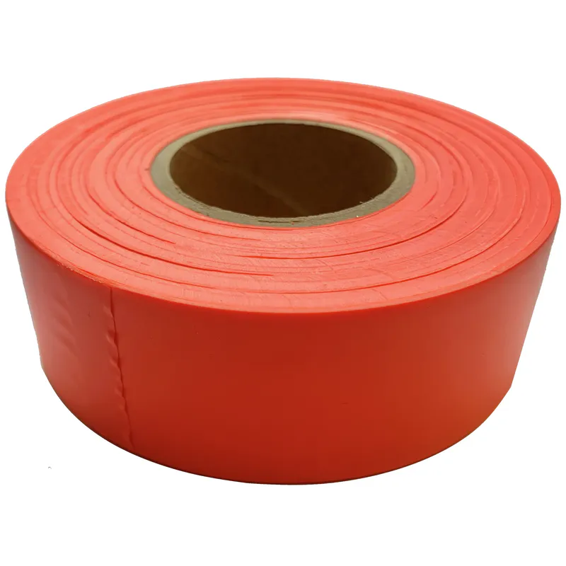 Flagging Tape – PVC 30mm x 46m - Fluo Orange