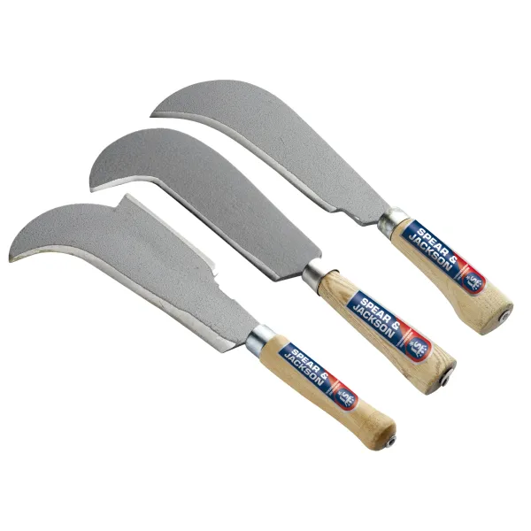 Spear and Jackson bill hooks, 10-inch blade, Newtown, Southern Counties and Stafford patterns