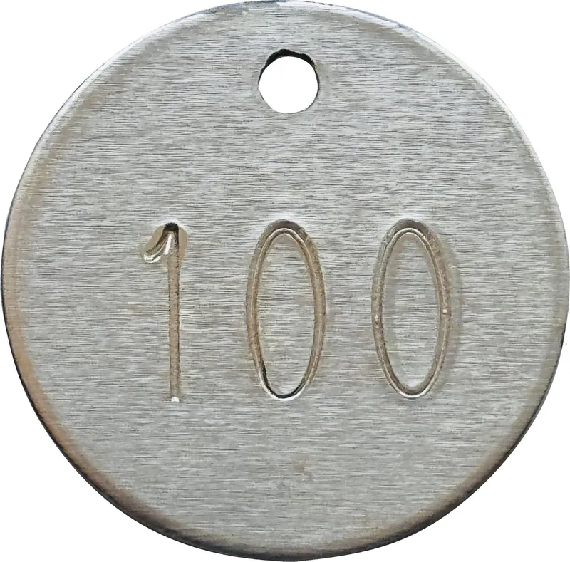 Round Extra-Thick Aluminium Tree Tags