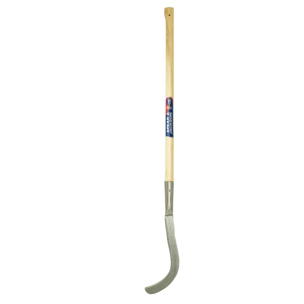 Spear and Jackson heavy duty brushing slasher, 16-inch single edge, oval hardwood handle