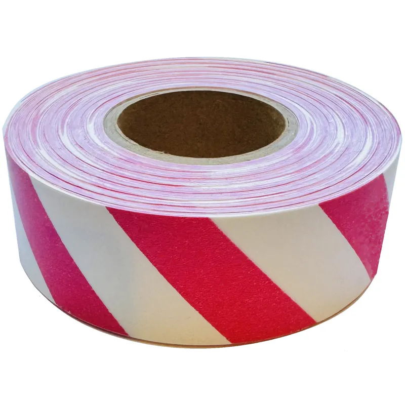 Flagging Tape – PVC 30mm x 46m - Red /White